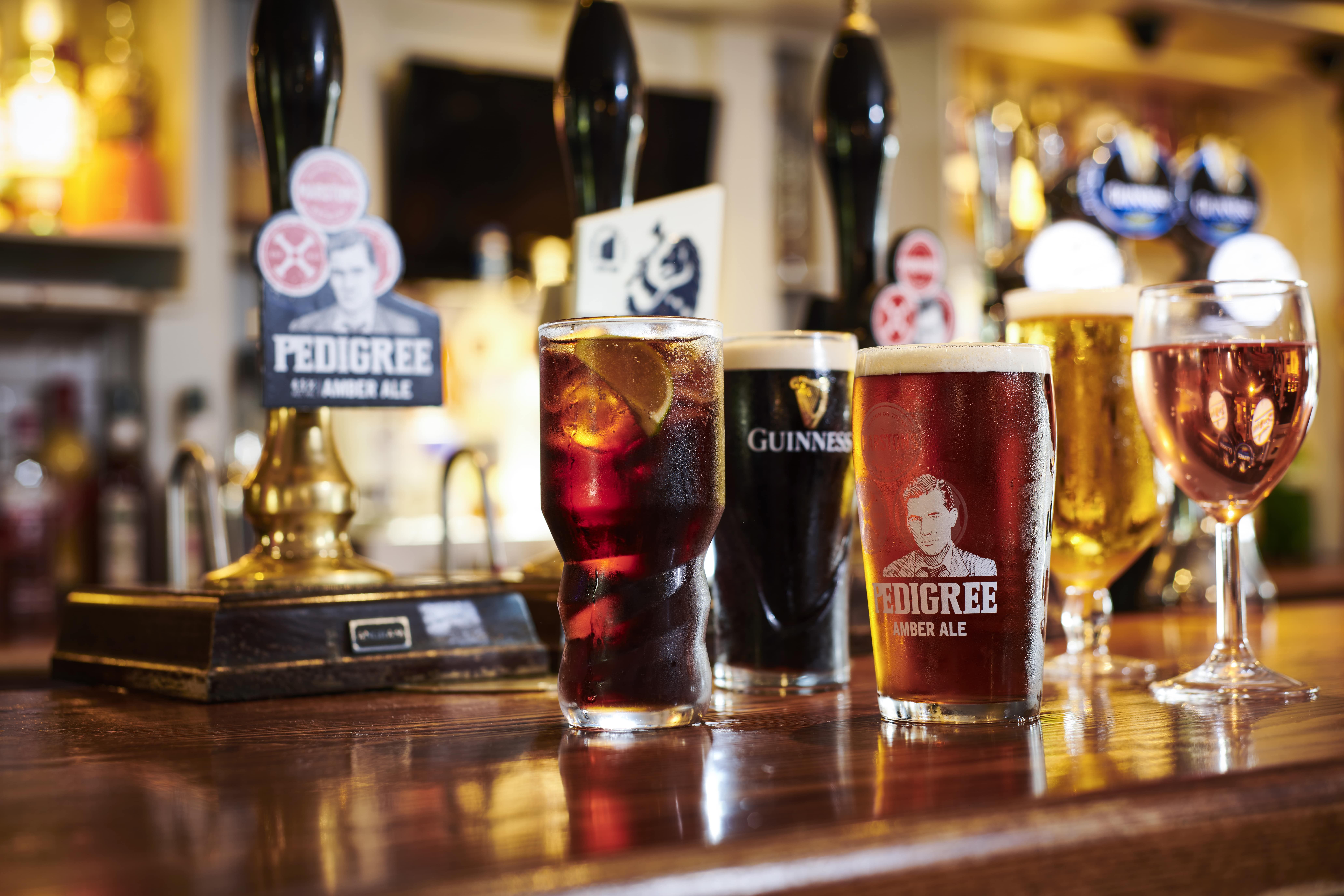 Enjoy our great range of real cask ales